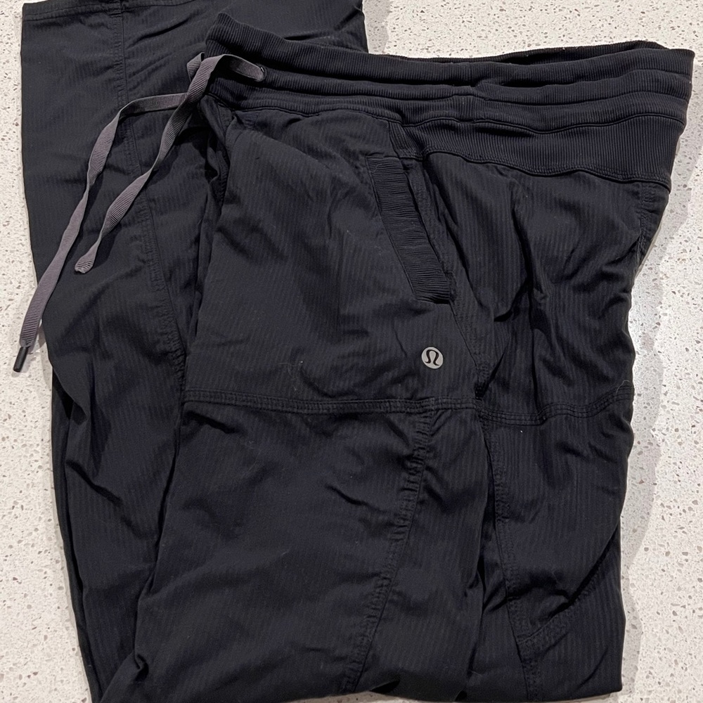 lululemon athletica Black Lightweight Drawstring Joggers